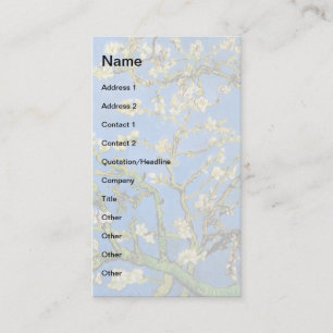 Carte De Visite Vincent Van Gogh - Amandier en Fleurs Beaux-Arts