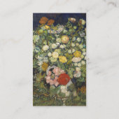 Carte De Visite Vincent van Gogh Bouquet de fleurs dans un vase (Dos)