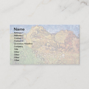Carte De Visite Vincent Van Gogh - Champ aux meules de blé