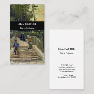 Carte De Visite Vincent van Gogh - Chemin en pente à Montmartre