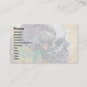 Carte De Visite Vincent Van Gogh - Crâne de profil - Beaux-arts