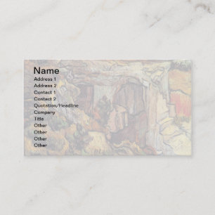 Carte De Visite Vincent Van Gogh - Entrée D'une Carrière Beaux-Art