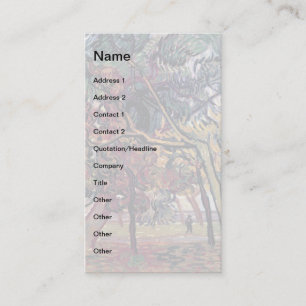 Carte De Visite Vincent Van Gogh - Étude de pins