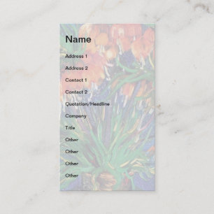 Carte De Visite Vincent Van Gogh - Fritillaires dans un vase de cu
