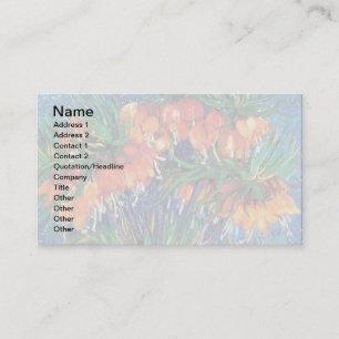 Carte De Visite Vincent Van Gogh - Fritillaires dans un vase de cu