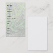 Carte De Visite Vincent Van Gogh - Iris Nature Lover Fine Art (Devant / Derrière)