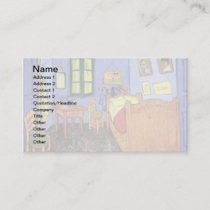 Carte De Visite Vincent Van Gogh - La Chambre à Arles Beaux-Arts