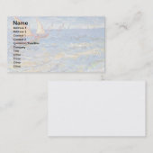Carte De Visite Vincent Van Gogh - La Mer Aux Saintes Maries (Devant / Derrière)