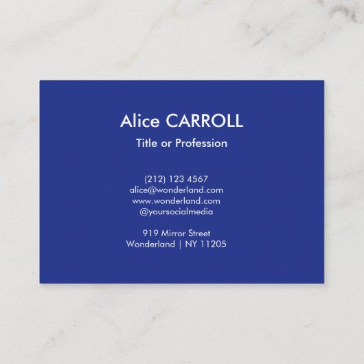 Carte De Visite Vincent Van Gogh - La nuit étoilée - Code QR (Dos)