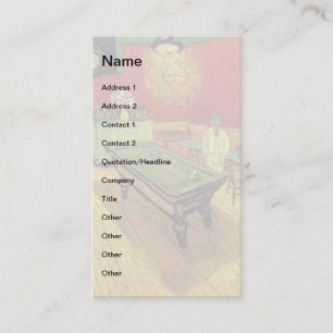 Carte De Visite Vincent Van Gogh - Le Café de nuit Beaux-Arts