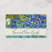 Carte De Visite Vincent van Gogh Les fleurs d'Irises (Devant)