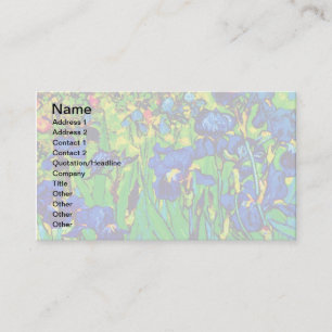Carte De Visite Vincent Van Gogh - Les Iris - Amoureux des Fleurs