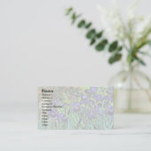 Carte De Visite Vincent Van Gogh - Les Iris - Flower Lover Fine Ar (Debout devant)