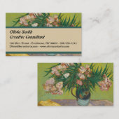 Carte De Visite Vincent Van Gogh Oleander (Devant / Derrière)