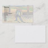 Carte De Visite Vincent Van Gogh - Peintre En Chemin De Travail (Devant / Derrière)