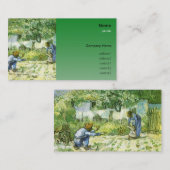 Carte De Visite Vincent van Gogh, Premiers Pas (Devant / Derrière)