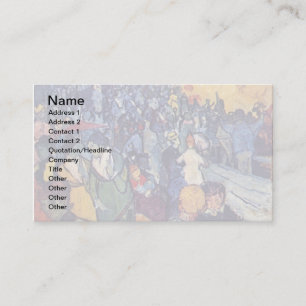 Carte De Visite Vincent Van Gogh - Spectateurs dans l'arène