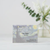 Carte De Visite Vincent van Gogh, Starry Night (Debout devant)