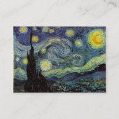 Carte De Visite Vincent van Gogh, Starry Night (Dos)