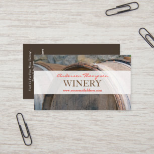 Carte de visite vinicole Wine Bar