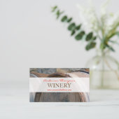 Carte de visite vinicole Wine Bar (Debout devant)