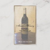 Carte de visite vinicole Wine Bar (Devant)