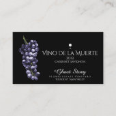 Carte De Visite vino de la muerte (Devant)
