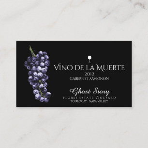Carte De Visite vino de la muerte