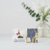 Carte De Visite Vins Barrell | Bouteille de vin (Debout devant)