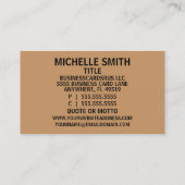 Carte De Visite Vins Corks (Dos)