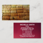 Carte De Visite Vins Corks (Devant / Derrière)