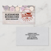 Carte De Visite Vins Corks | Logo de l'immobilier (Devant / Derrière)