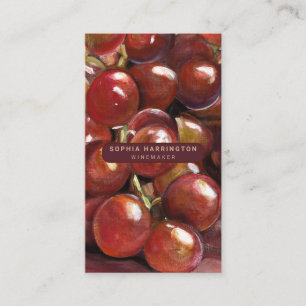 Carte De Visite Vins de raisins QR Code QR personnalisé Vaisseau S