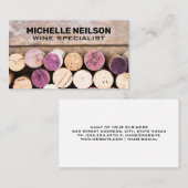 Carte De Visite Vins empilés (Devant / Derrière)