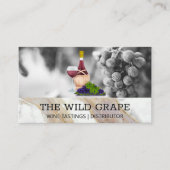 Carte De Visite Vins et raisins | Vignoble | Appt (Devant)