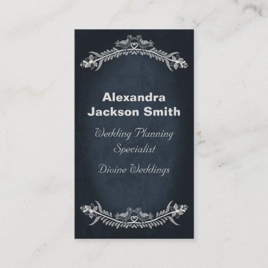 Carte De Visite Vins Inséparables, (Devant)