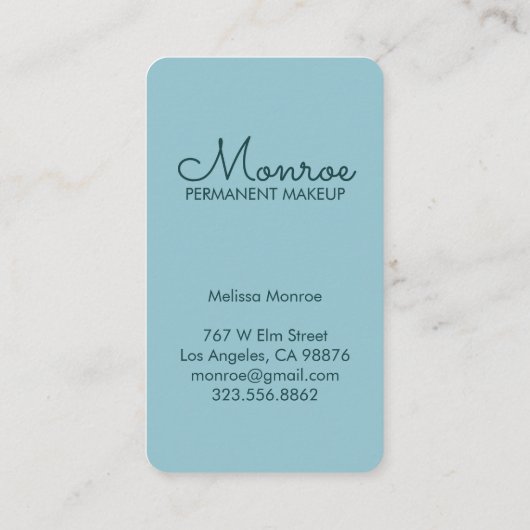 Carte De Visite Vins soleil et fleurs Élégant bleu illustré (Dos)