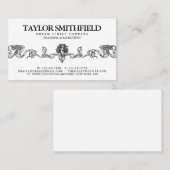 Carte de visite vintage (Devant / Derrière)