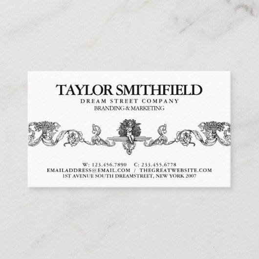 Carte de visite vintage (Devant)