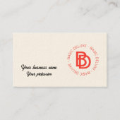 Carte de visite vintage (Devant)