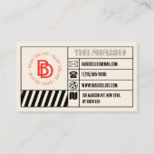 Carte de visite vintage (Dos)