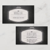 Carte de visite Vintage (Devant / Derrière)