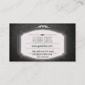 Carte de visite Vintage (Dos)