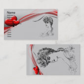 Carte de visite vintage (Devant / Derrière)