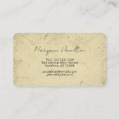 Carte de visite vintage (Dos)
