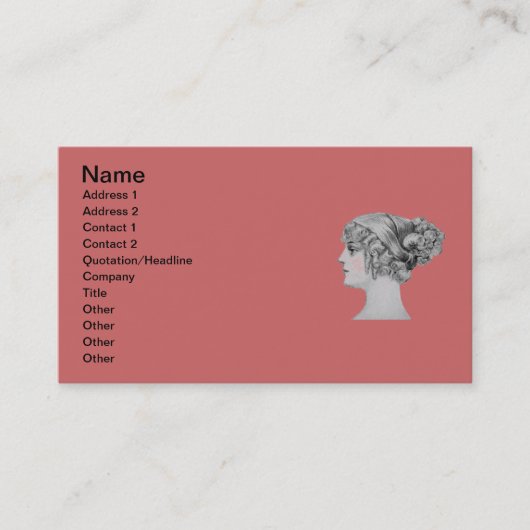 Carte de visite vintage (Devant)