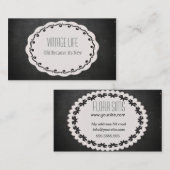 Carte de visite Vintage (Devant / Derrière)