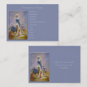 Carte de visite vintage à vélo (Devant / Derrière)