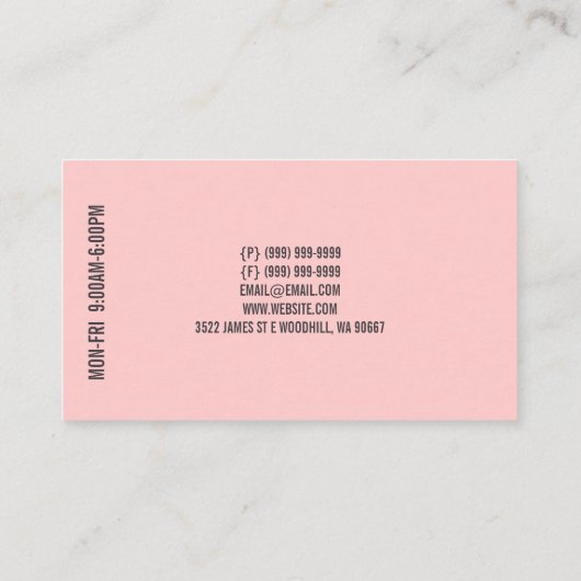 Carte De Visite Vintage Alteration (Dos)