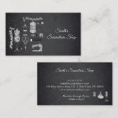 Carte De Visite Vintage Blackboard Sestress (Devant / Derrière)